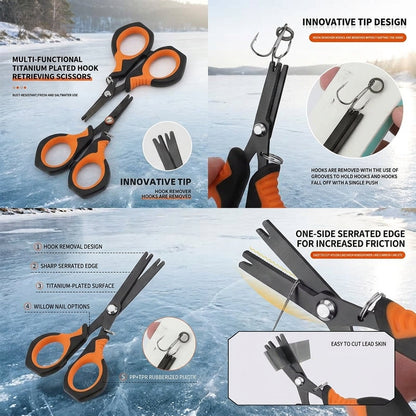 Never Miss A Bite™ Hook & Line Fishing Scissors