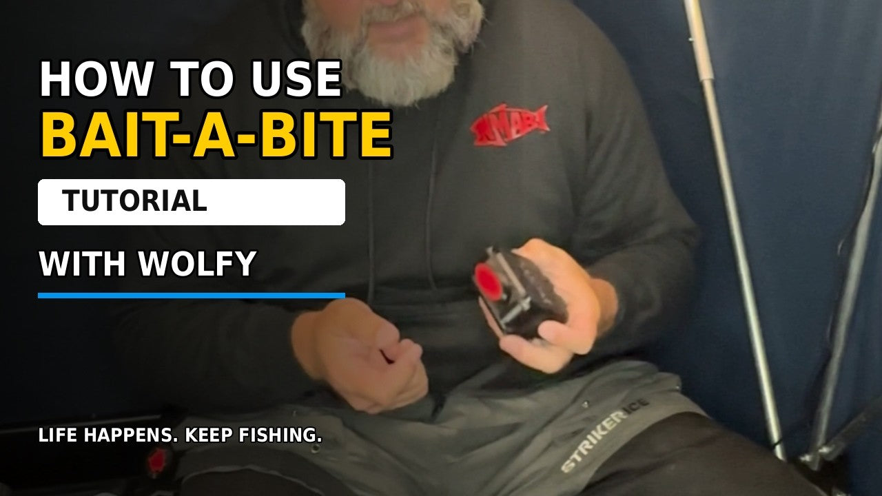 Load video: How to use Bait-A-Bite, tutorial with Wolfy.