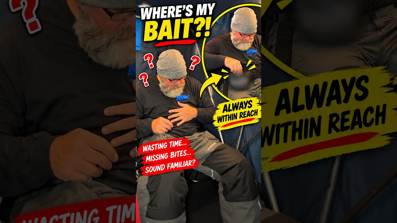 Load video: Ever stop jigging because you can't remember where you set your bait down?